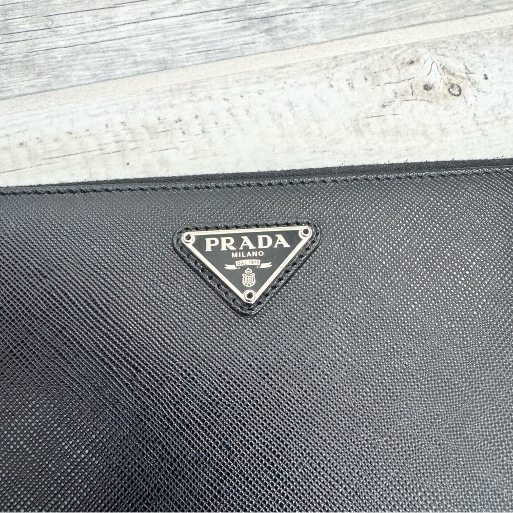 Prada Black Saffiano Leather XL Organizer Wallet - Picture 5 of 9